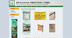 Desktop Screenshot of mulliganprinting.com